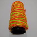 FLUORESCENT MULTI COLOR Viscose Rayon Cord Dori Thread Yarn - For Embroidery Crochet Knitting Lace Jewelry - 170+ Yards - 70+ Grams